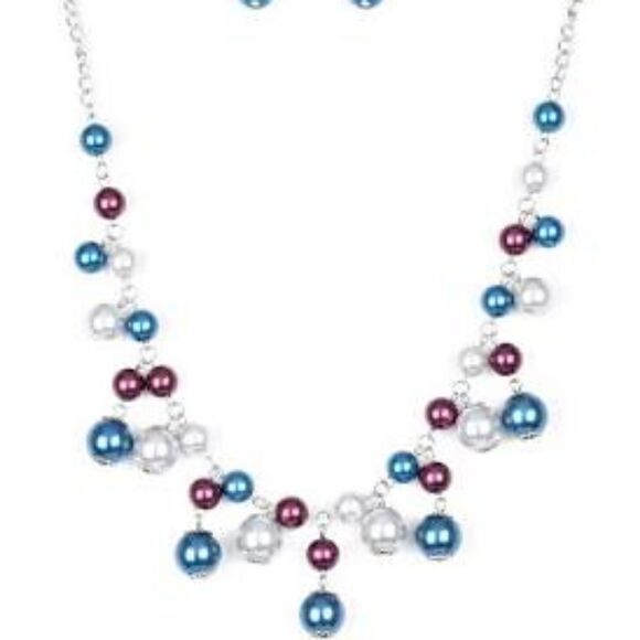 FAUX PEARL FASHION NECKLACE‎ - Picture 1 of 2